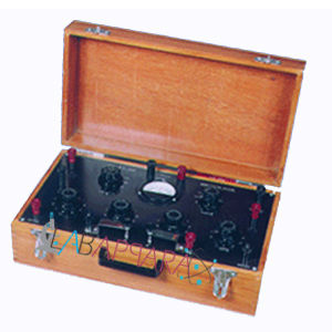 Conductivity Of A Solution Using A P.O. Box And A Moving Coil Galvanometer Experimental Set Up Labappara Application: Physics Lab