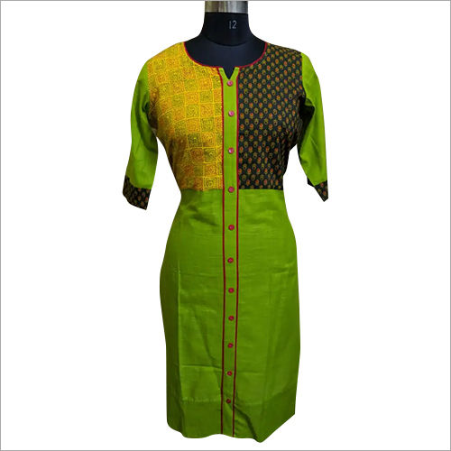 Available In Differenr Color Ladies Cotton Kurti