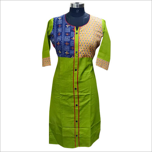 Available In Differenr Color Straight Kurti