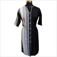 Available In Differenr Color Ladies Half Sleeve Cotton Kurti