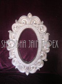 Small Oval Wedding Fiber Frame