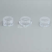 3ml Cosmetic Jar With Square Bottom
