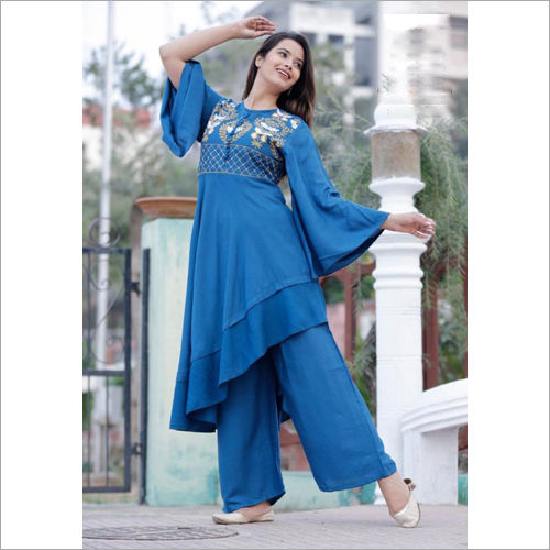 Heavy Rayon Kurti Plazo