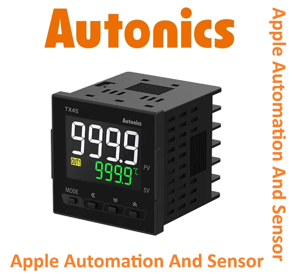 Autonics TX4S-A4C Temperature Controller - 4-Digit 11-Segment LCD, ON/OFF & PID Control Methods, 50ms Sampling Cycle | Industrial Use
