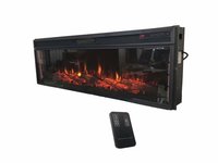 Electric Fireplace Heater With Remote ( 48 X16 X 7 Inches ) - Color: Black