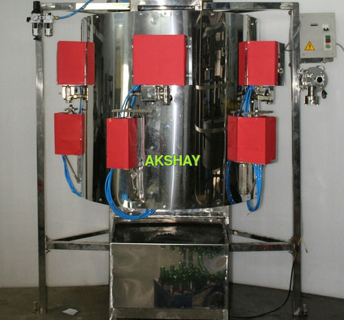 Five Head Rotary Pet Bottle Soda Filling Machine - Application: Food