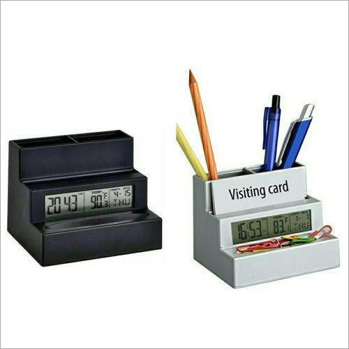 Pen Stand With Visiting Card Holder