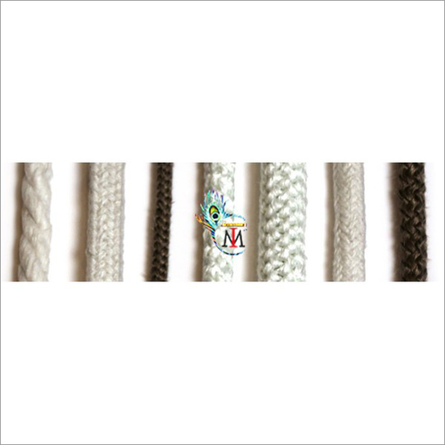 Ceramic Fiber Rope - 6-100mm Thickness | White, Reinforced with E-Glass, Excellent Thermal Insulation, Maximum Temperature 1260Â°C