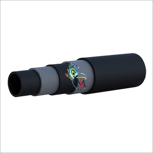 Hot Water Rubber Hose (As per IS 5821) - Smooth Rubber Lining, Black Color, 0.7 Mpa Working Pressure, Uniform Thickness, Heat-Resistant Design | Applications in Locomotives, Steel Mills, Power Stations, Chemicals & Fertilizer Industries