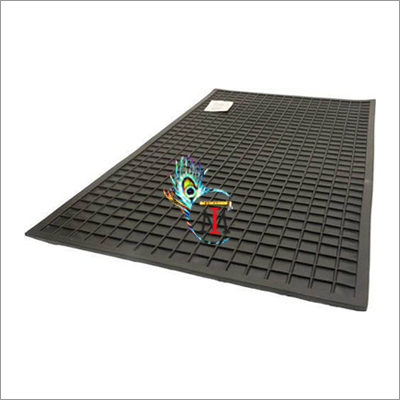 Conventional Checkered Rubber Mats - 6 to 25 mm Thick 1 Meter Wide | 65000 Volt Breakdown Voltage Ideal for Electrical Panels and Power Generation Applications