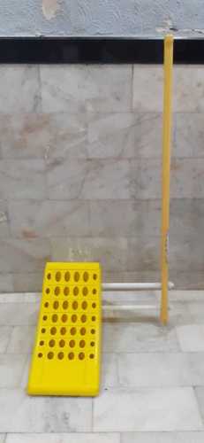 Wheel Chock with Stand - High Quality Rubber | Durable and Non-Slip Design