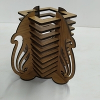 Brown Pen Stand