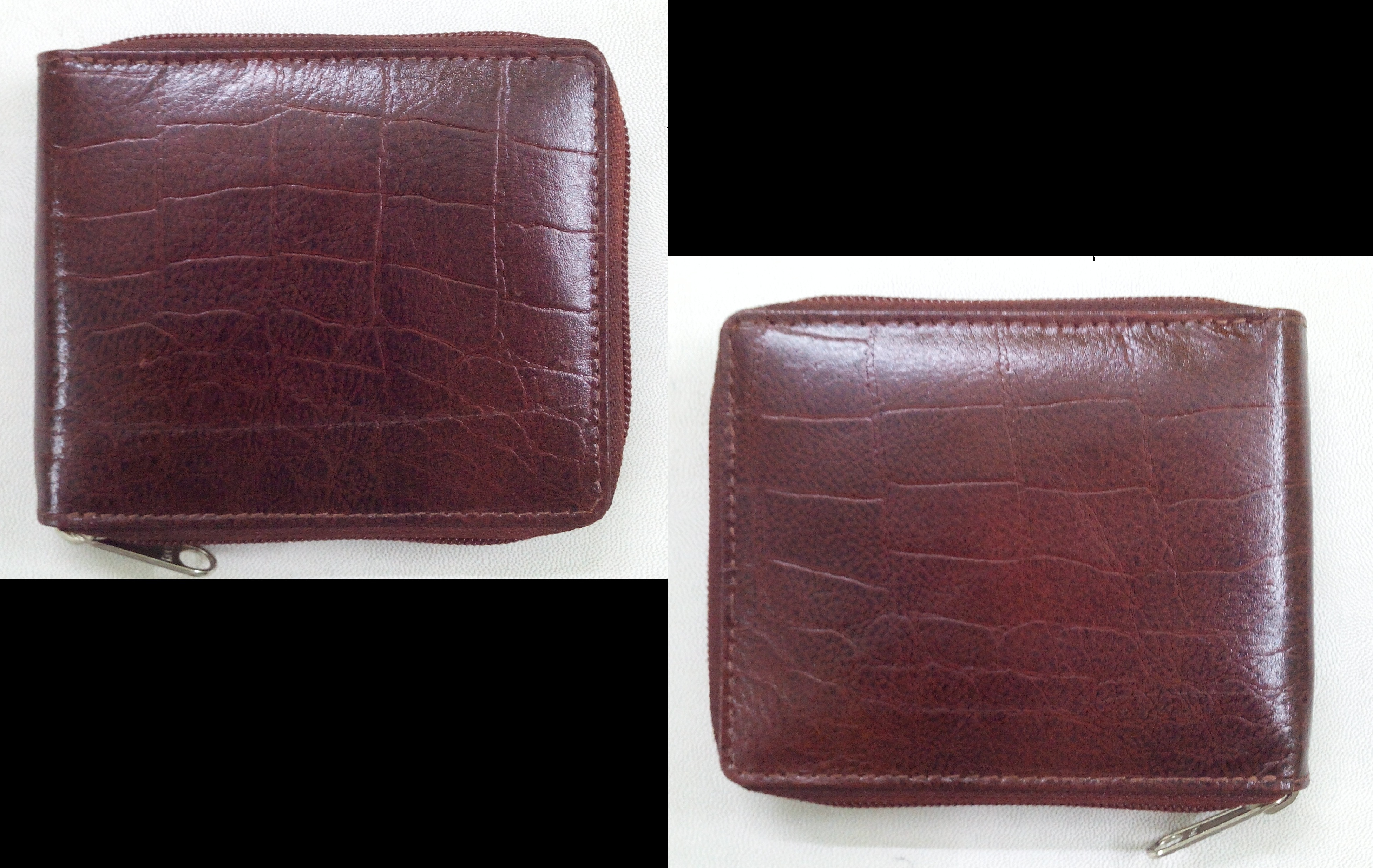 Croco Leather Wallet