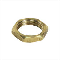 Brass Lock Nut - Grade-a Hexagonal Design With Premium Metallic Polish | Durable, Ideal For Industrial And Commercial Applications