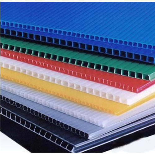 Multicolour Pp Corrugated Sheet