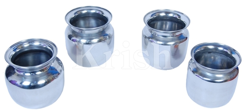 As Per Requirement Stainless Steel Lota
