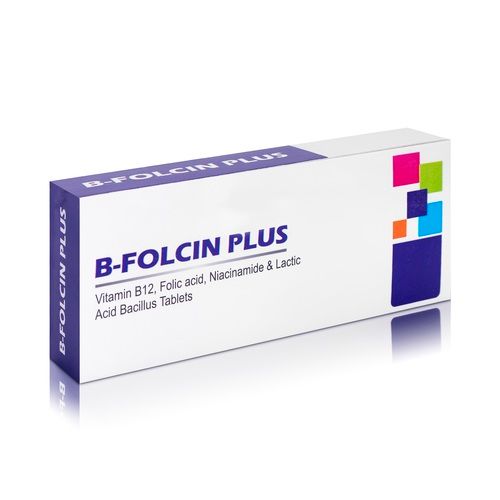 Vitamin B12,Folic Acid,Niacinamide & Lactic Acid Bacillus Tablets