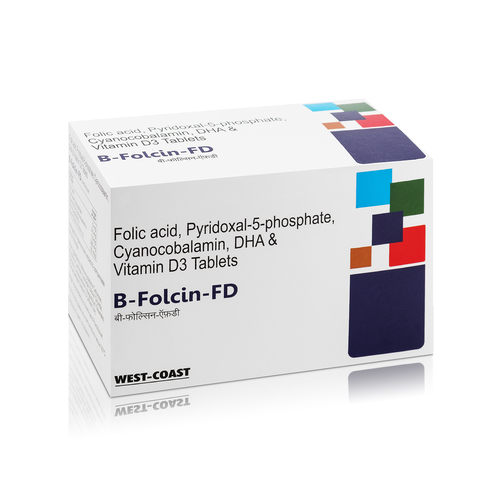 Folic Acid,Pyridoxal-5-Phosphate,Cyanocobalamin,DHA & Vitamin D3 Tablets
