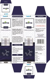 HEALTHVIT BIOTIN SHAMPOO (Paraben & Sulfate Free)