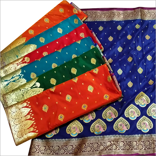 Available In Multicolour Fancy Banarasi Silk Saree at Price Range 600.00 -  5000.00 INR/Piece in Azamgarh | ID: c5841154