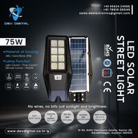 Solar Led Street Light All In One - 75W - Application: Commercial Purpose
