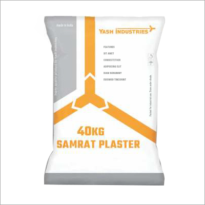 Plaster of Paris - 40 Kg Chemical Grade Powder | 99% Purity, Ideal for Interior Decoration and False Ceiling