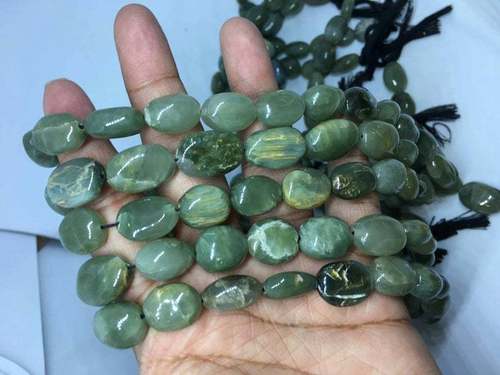 Natural Cats Eye Oval Nuggets Beads, 13 Inches Strand, 10x13mm