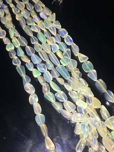 Natural Ethiopian Opal Nuggets Smooth 16 Inch Strand,ethiopian Opal Beads Grade: A