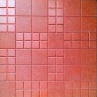 Chequred Ludoo Tiles - Color: Red