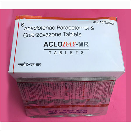 Aceclofenac Paracetamol And Chlorzoxazone Tablet