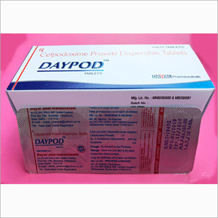 Cefpodoxime Proxetil Dispersible Tablets