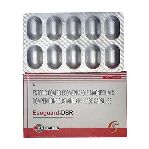 Enteric Coated Esomeprazole Magnesium And Domperidone Sustained Release Capsules