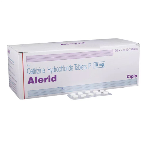 10 Mg Cetrizine Hydrochloride Tablets IP