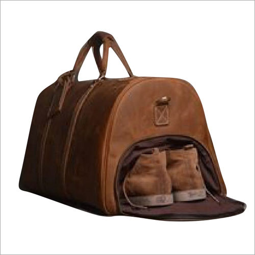 PU Leather Gym Duffel Bag