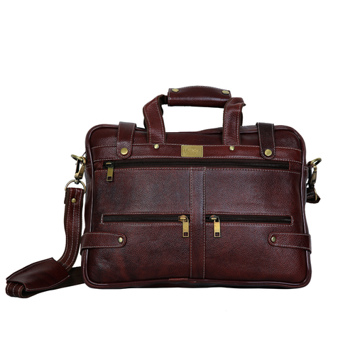 shree leather trolly bag