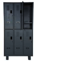 6 DOOR LOCKER WITH PAD LOCK