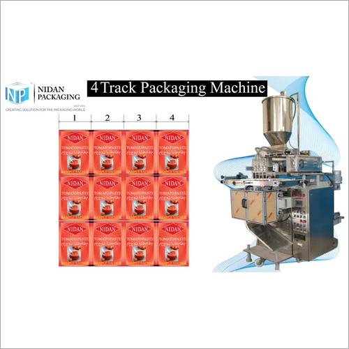 4 Track Pouch Packaging Machine 