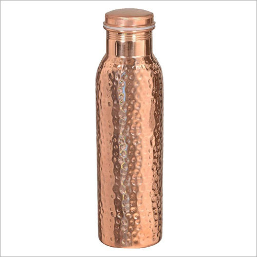 Copper Hammered Water Bottle