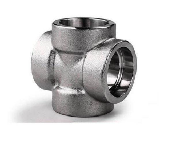 Four Way Tee Pipe Fitting - Color: Grey