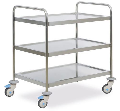 INSTRUMENT TROLLEY 3 SHELVES