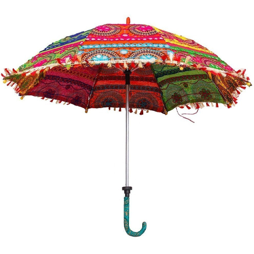 Multi Ramdev Handicrafts Handmade & Designer Umbrella