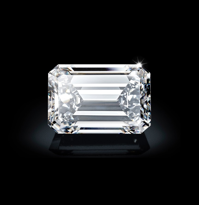 Emerald Diamond 5.00ct F VVS2 Shape IGI Certified CVD TYPE2A
