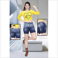 Ladies Denim Jeans Hot Pant Manufacturer,Supplier In Mumbai