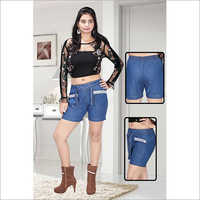 Available In Multiple Color Ladies Fancy Shorts