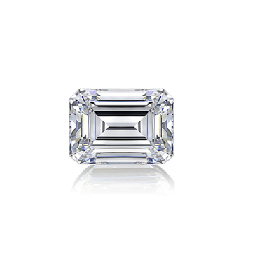 Emerald Diamond 4.00ct F VVS2 Shape IGI Certified CVD TYPE2A