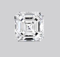 ASSCHER Emerald Diamond 4.01ct G VS2 Shape IGI Certified CVD TYPE2A