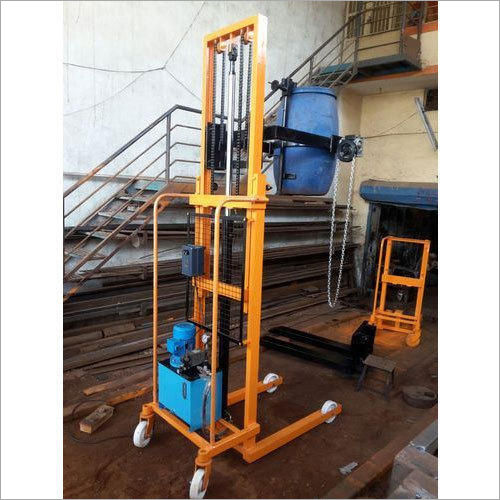 Metal Semi Electric Drum Stacker