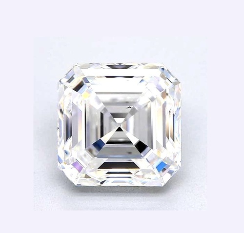 ASSCHER Emerald Diamond  4.01ct H VS2 Shape IGI Certified CVD TYPE2A