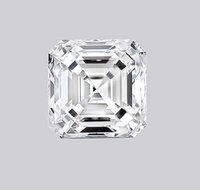 ASSCHER Emerald Diamond 4.01ct H VS1 Shape IGI Certified CVD TYPE2A