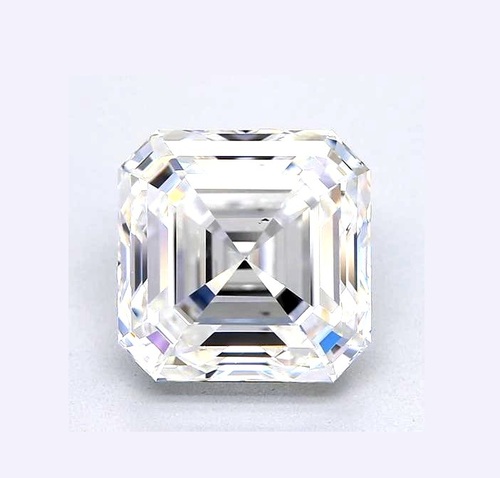 ASSCHER Emerald Diamond 4.00ct I VS2 Shape IGI Certified CVD TYPE2A